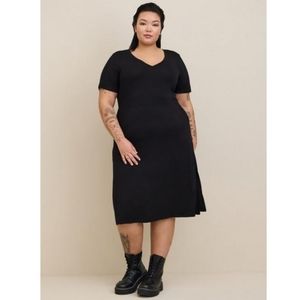 Torrid Midi Side Slit Dress